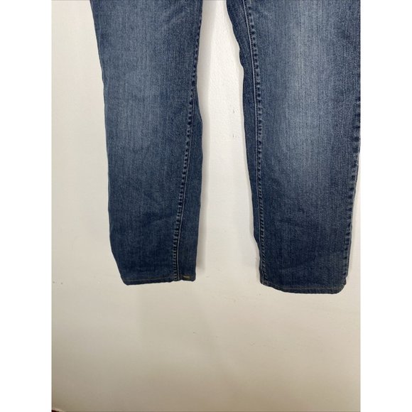 Eddie Bauer Flannel Lined Jeans Womens Sz 10 Boyfriend Fit Denim - Picture 4 of 8